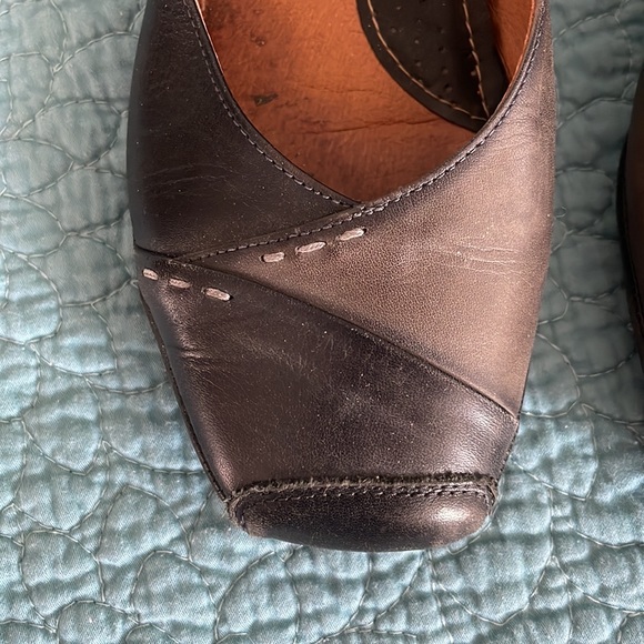 Black and Grey Pikolino square toe shoe - Picture 2 of 6